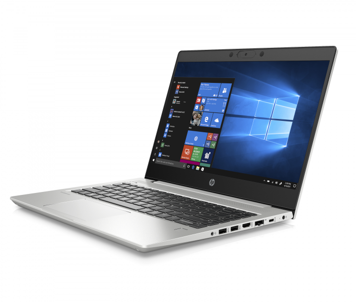 Laptop HP ProBook 440 G7 srebrny - widok frontu prawej strony