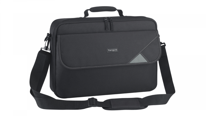 Torba do laptopa Targus Clamshell 16 TBC002EU czarna - przód front prawy1