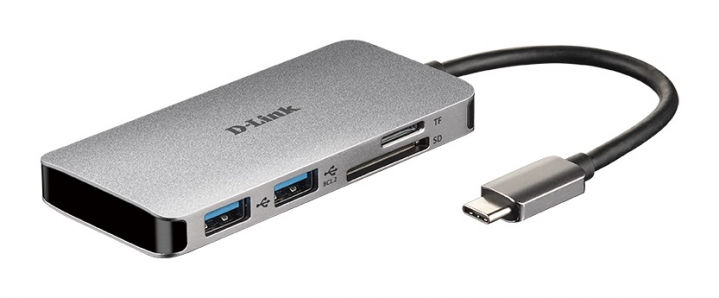 Hub USB-C D-Link - DUB-M610 - widok portów