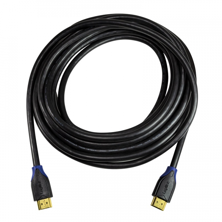 Kabel LogiLink HDMI 2.0 Ultra HD 4Kx2K 3D 15m CH0067 czarny - widok kabla