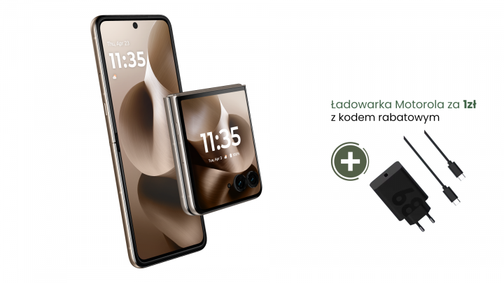 Smartfon Motorola razr 60 Ultra brązowy 68