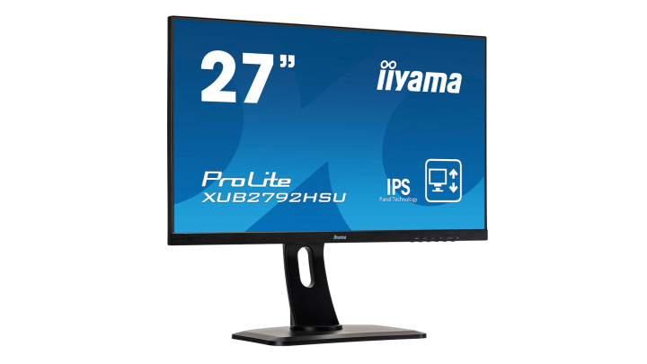 Monitor IIYAMA ProLite XUB2792HSU-B1 - widok frontu lewej strony