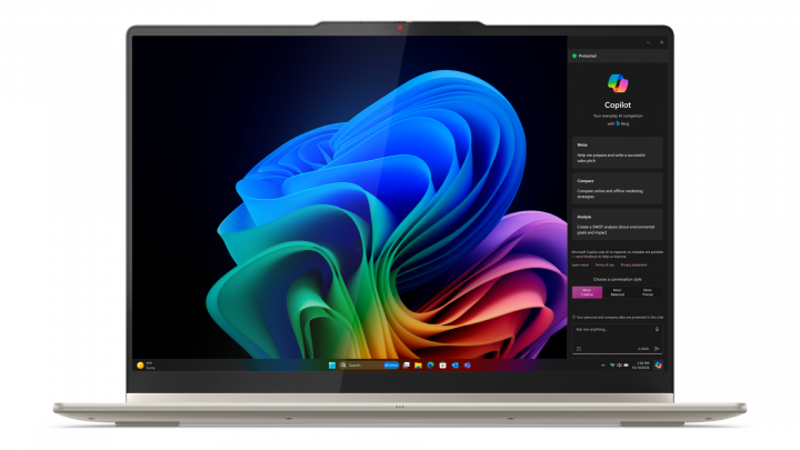 Laptop 2w1 Lenovo Yoga 7 16AKP10 Touch W11H (BK keyb) Seashell 10