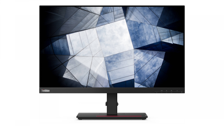 Monitor Lenovo ThinkVision P24q-20 czarny - widok frontu
