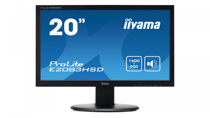 Monitor IIYAMA ProLite E2083HSD-B1 - widok frontu