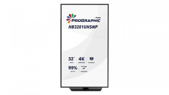 Monitor iiyama ProGraphic HB3201UHSNP-B1 4K UHD 31,5" IPS USB-C Dock 2