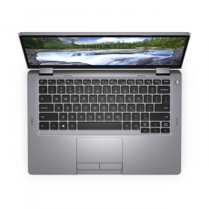 Laptop Dell Latitude 2w1 5310 szary - widok z góry