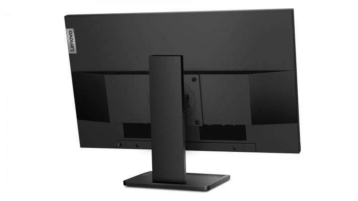 Monitor Lenovo ThinkVision E24q-20 62CFGAT1EU - widok z tyłu prawej strony