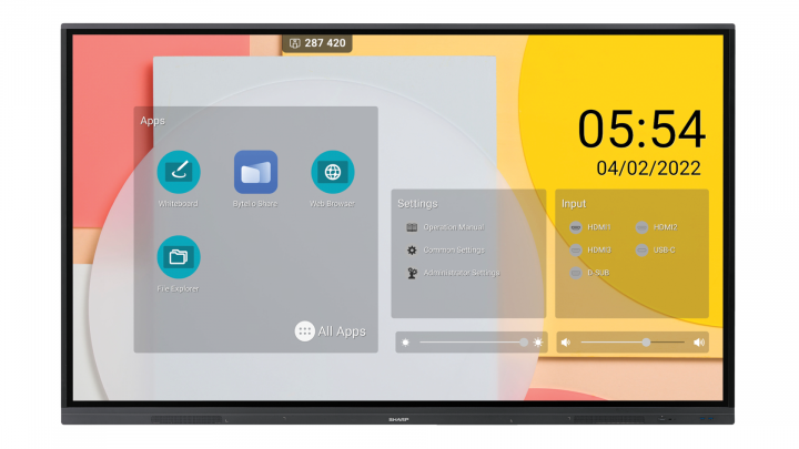 Monitor wielkoformatowy Sharp NEC PN-L652B 65" UHD 400cd/m2 16/7 - 60005557