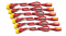Zestaw kabli zasilających APC z blokadą z C13 na C14 (6 szt.) 1,8 m czerwone AP8706S-WWX340