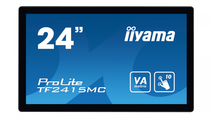 Monitor IIYAMA ProLite TF2415MC-B2 czarny - widok frontu