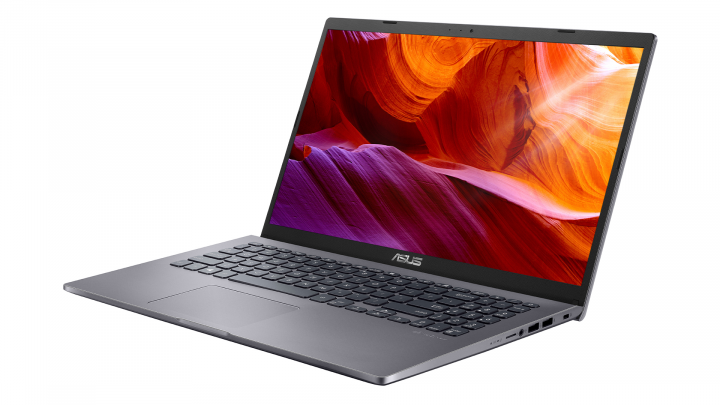 Laptop Asus VivoBook X509FA szary - widok frontu prawej strony