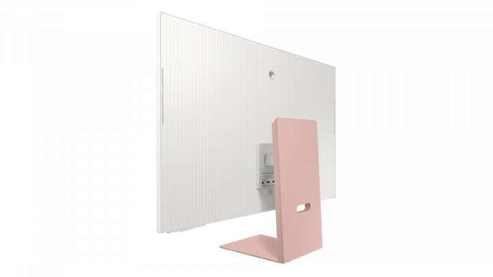 Monitor Samsung Smart M8 LS32BM80PUUXEN - widok z tyłu lewej strony