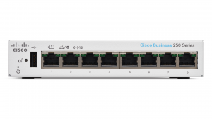 Switch Cisco CBS250-8T-D-EU 8-port GE Desktop Ext PSU
