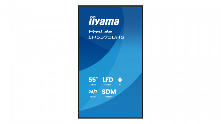 Monitor wielkoformatowy iiyama LH5575UHS-B2AG 55" 4K UHD IPS 24/7 Android 11 2