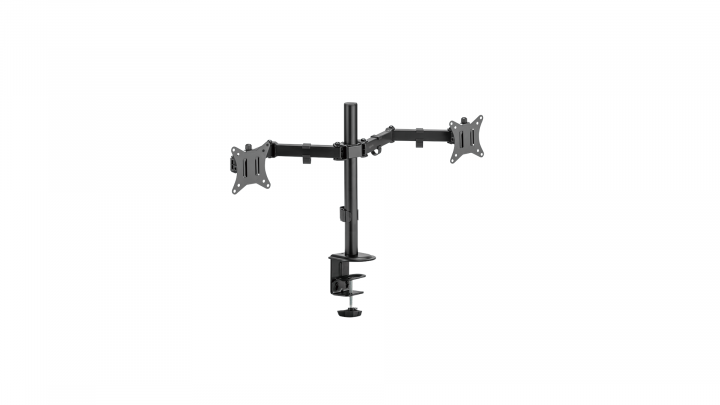 Uchwyt biurkowy na 2 monitory LogiLink 17-32" 9KG 75x75-100x100 BP0172