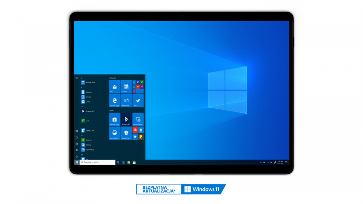 Microsoft Surface Pro X W10P czarny - widok frontu
