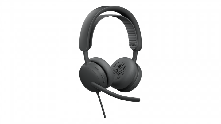 Słuchawki przewodowe Logitech Zone Wired 2 UC version grafitowe - 981-001618