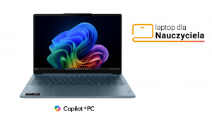 Laptop dla Nauczyciela Lenovo Yoga Slim 7 14AKP10 83JY002GPB Ryzen AI 5 340 14" WUXGA OLED 16GB 512SSD W11