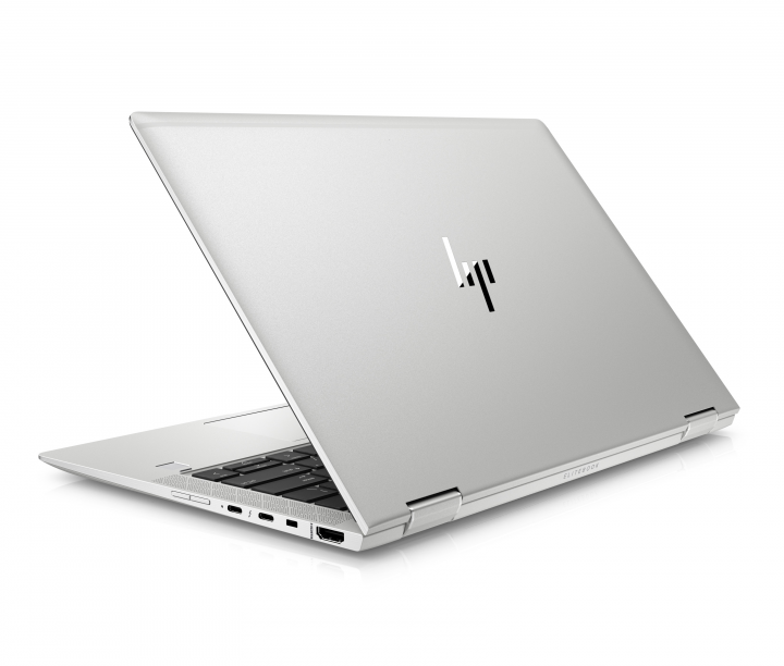 Laptop HP EliteBook x360 1030 G3 srebrny - widok klapy prawej strony