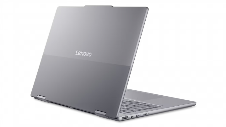 Laptop Lenovo ThinkBook 14 2-in-1 Gen 6 copilo+PC szary prawy tył