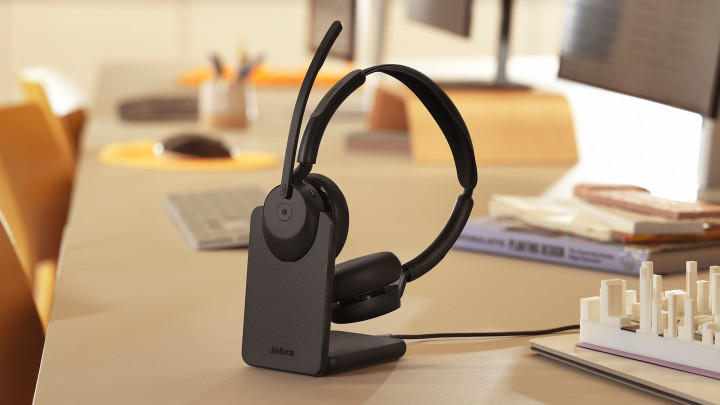 Słuchawki bezprzewodowe Jabra Evolve3 45 MS Stereo Stand