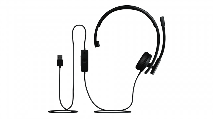 Słuchawki z mikrofonem Logitech USB Headset H570e Mono 981-001426