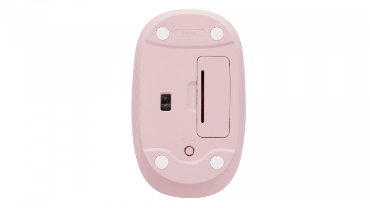 Mysz bezprzewodowa Logitech M196 optyczna różowa 910-007461 5