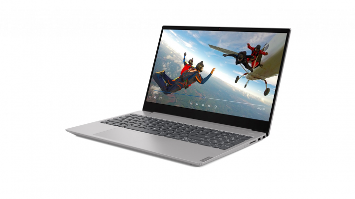 Laptop Lenovo IdeaPad S340-15IILD szary - widok frontu prawej strony
