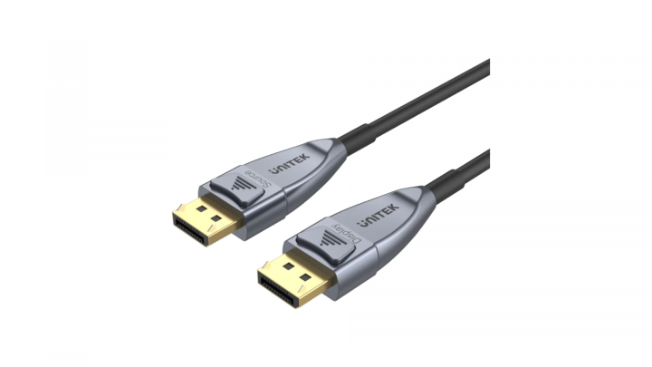 Kabel optyczny UNITEK DisplayPort 1.4 AOC 8K 10m C1616GY 2