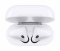Słuchawki Apple AirPods białe - widok z góry