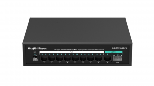 Switch Ruijie Reyee RG-ES110GS-P-L 8-port GE PoE+ 120W 1x1Gb Base-T 1x1Gb SFP
