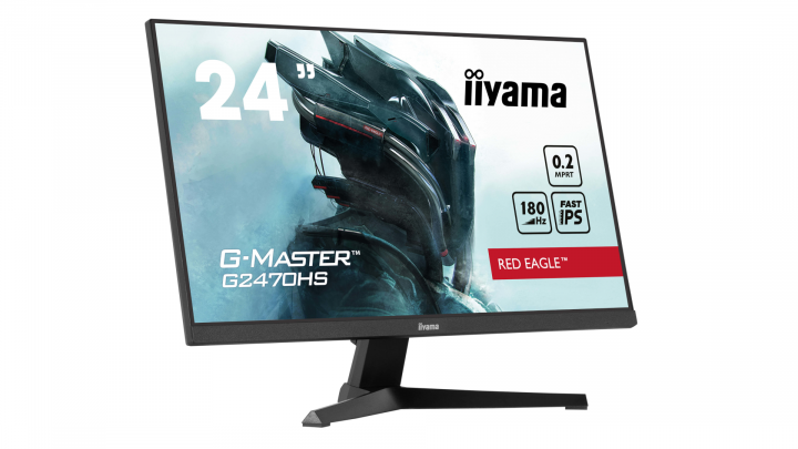 Monitor IIYAMA G-Master G2470HS-B1 - widok frontu 3