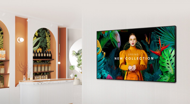 Monitor Samsung QB75C LH75QBCEBGCXEN lifestyle