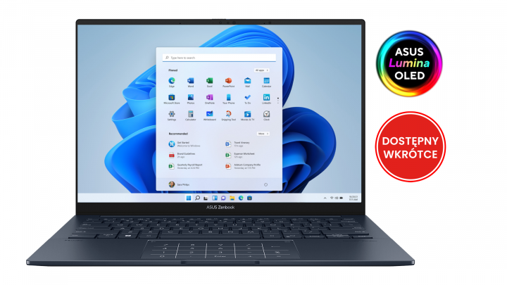 Laptop ASUS Zenbook 14 OLED UX3405CA Touch W11H Ponder Blue Soon