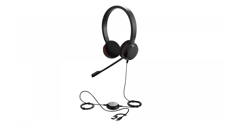 Słuchawki z mikrofonem Jabra Evolve 20 USB-C/A Stereo 2