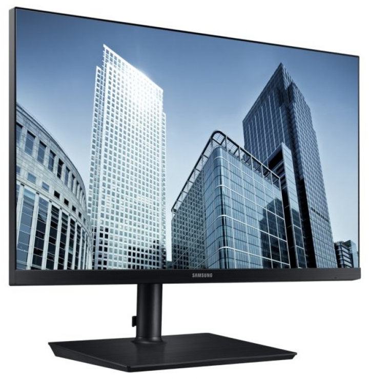 Monitor Samsung S24H850QFU LS24H850QFUXEN - widok frontu lewej strony