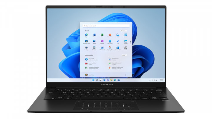 Laptop ASUS Zenbook 14 czarny OLED copilot 1