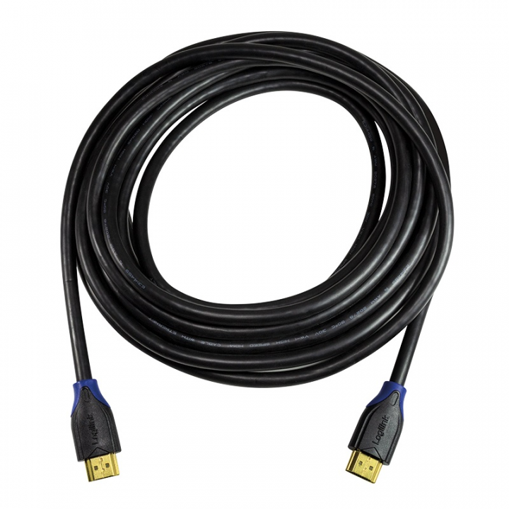 Kabel LogiLink HDMI 2.0 Ultra HD 4Kx2K 3D 10m CH0066 - widok zwiniętego przewodu