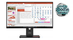 Monitor Lenovo ThinkVision T27-40 64A5MAT6EU 27" FHD IPS 120Hz Hdmi DP Vga USB-C 15W