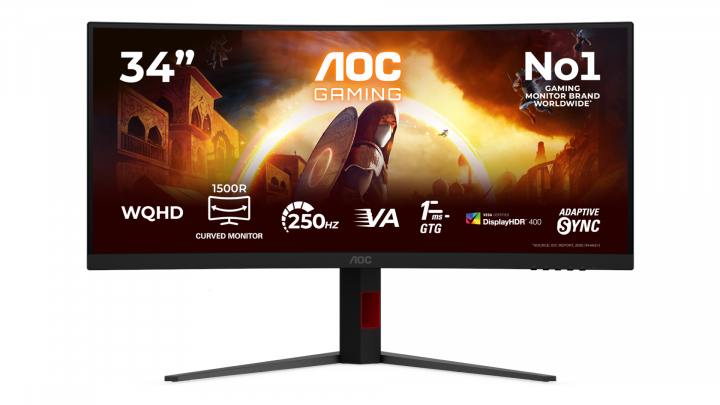 Monitor AOC CU34G4ZCA 34" Curved VA WQHD 250Hz