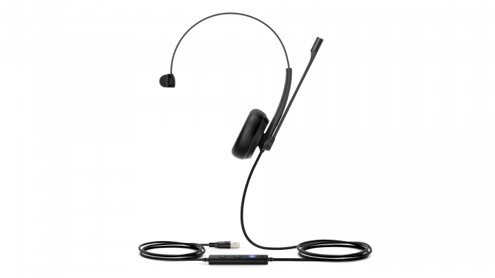 Słuchawki przewodowe z mikrofonem Yealink UH34 SE USB-A MS Mono - 1308031