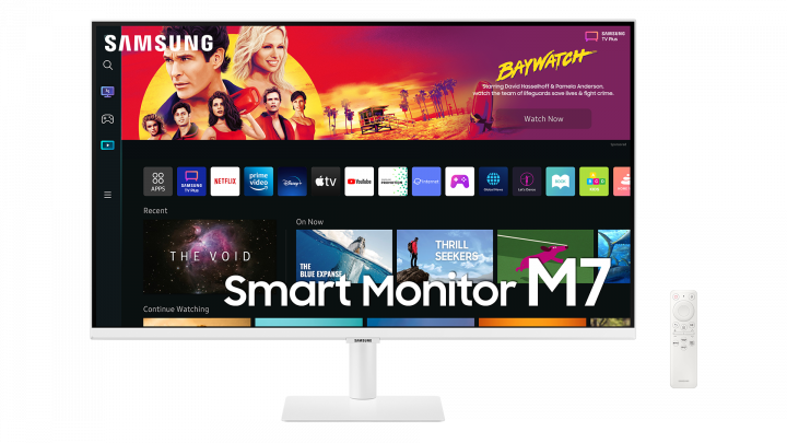 Monitor Samsung Smart M7 LS32BM701UUXEN - widok frontu