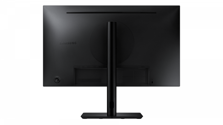 Monitor Samsung LS24R650FDUXEN czarny - widok z tyłu