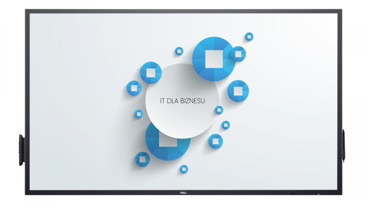 Monitor Dell Interactive Touch Monitor C6522QT czarny-przód