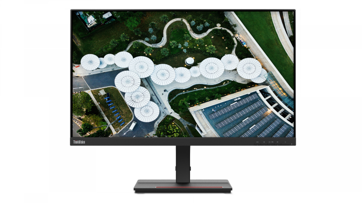 Monitor Lenovo ThinkVision S24e-20 czarny - widok frontu
