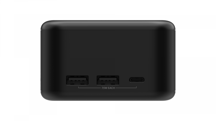 Stacja dokująca Belkin 6w1 GaN PD 130W - INC018vfBK prawy bok