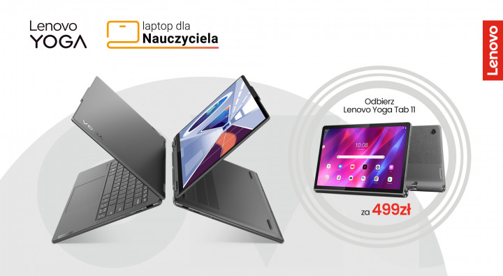 Kup Laptop Lenovo Yoga i odbierz Tablet Lenovo Yoga o wartości 499zł aktualnosc do lp