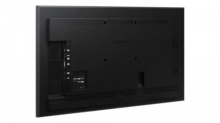 Monitor Samsung 55 QB55R-B LH55QBRBBGCXEN - widok z tyłu lewej strony