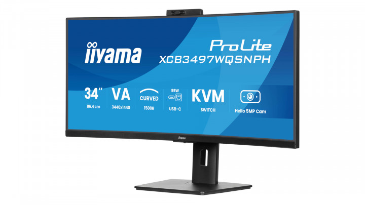 Monitor iiyama ProLite Curved XCB3497WQSNPH-B1 3